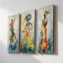Wallity Cuadro Decorativo MDF0035 de 3 Piezas